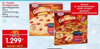 Spar Dr Oetker Guseppe pizza 380g ajánlat