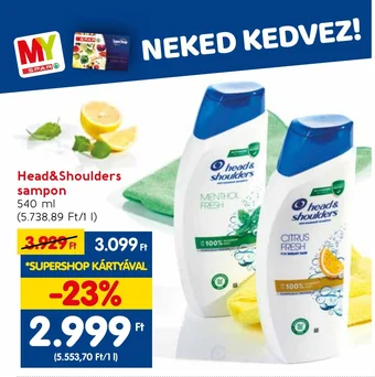 Spar Head Shoulders sampon 540nl ajánlat