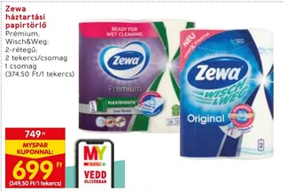 Spar Zewa háztartási papírtörlő ajánlat