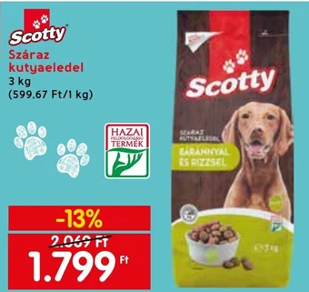 Spar Scotty Száraz kutyaeledel 3kg ajánlat