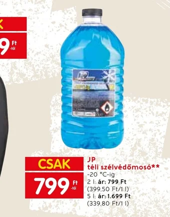 CSAK JPY téli szélvédőmosó 5l