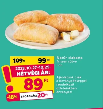 Spar Natúr ciabatta ajánlat