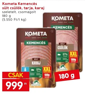 Interspar Kometa Kemencés sült csülök, tarja, karaj 180g ajánlat