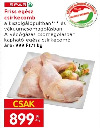 Interspar Friss egész csirkecomb 1kg ajánlat