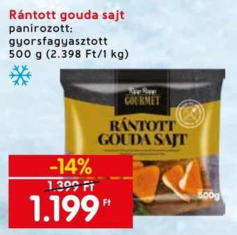Interspar Rántott gouda sajt 500g ajánlat