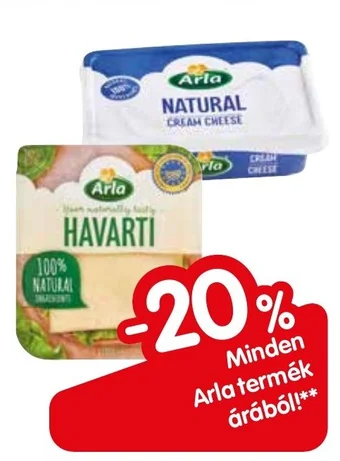 Arla termék árából!