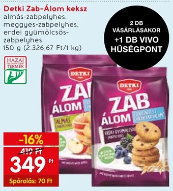 Interspar Detki Zab-Álom keksz 150g ajánlat