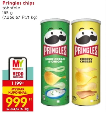 Interspar Pringles chips 165g ajánlat