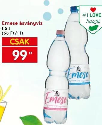 Interspar Emese ásványvíz 1,5l ajánlat
