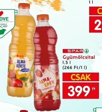 Interspar Gyümölcsital 1,5l ajánlat