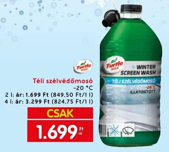 Téli szélvédőmosó -20 °C