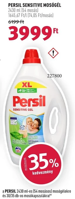 Rossmann PERSIL SENSITIVE MOSÓGÉL 2430 ml ajánlat