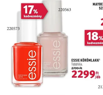 Rossmann ESSIE KÖRÖMLAKK ajánlat