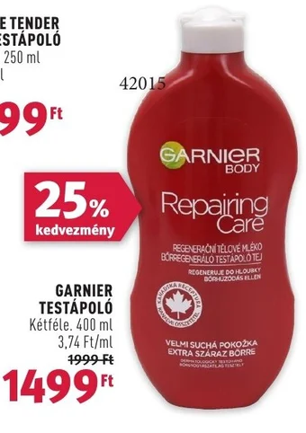 Rossmann GARNIER TESTÁPOLÓ 400ml ajánlat