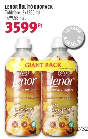 LENOR ÖBLÍTŐ DUOPACK 2x1200 ml