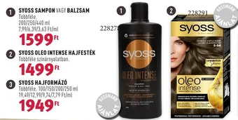 Rossmann SYOSS OLEO INTENSE HAJFESTÉK ajánlat