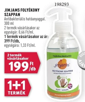 Rossmann JIMJAMS FOLYÉKONY SZAPPAN 300 ml ajánlat