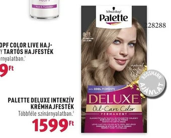 Rossmann PALETTE DELUXE INTENZÍV KRÉMHAJFESTÉK ajánlat