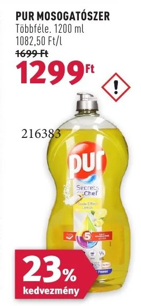 Rossmann PUR MOSOGATÓSZER 1200 ml ajánlat