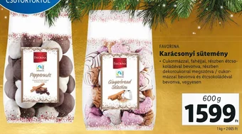 FAVORINA Karácsonyi sütemény 600g