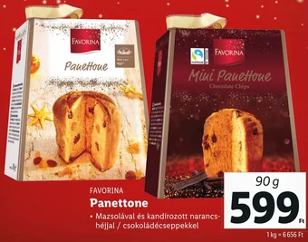 Lidl FAVORINA Panettone 90g ajánlat