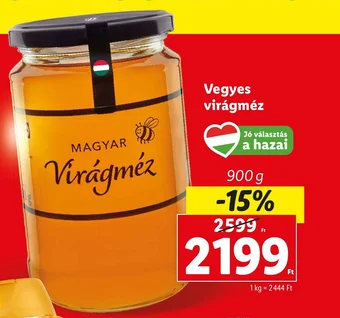 Lidl Vegyes virágméz 900g ajánlat