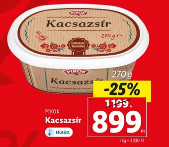 PIKOK Kacsazsír 270g