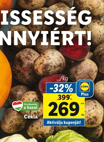 Lidl Cékla 1kg ajánlat