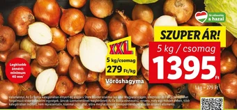 Lidl Vöröshagyma 1kg ajánlat
