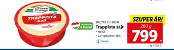 MAGYAR ÉS FINOM Trappista sajt 260g