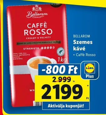 Lidl BELLAROM Szemes kávé 1kg ajánlat