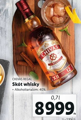 CHIVAS REGAL Skót whisky 0,7l
