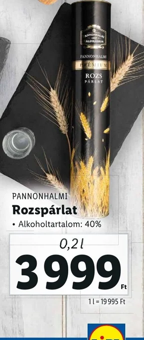 Lidl PANNONHALMI Rozspárlat 0,2l ajánlat