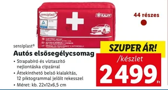 sensiplast Autós elsősegélycsomag