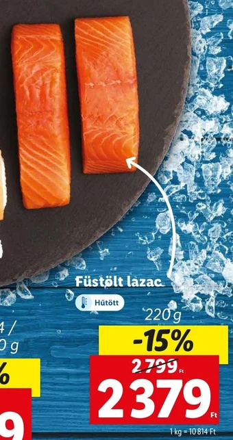 Lidl Füstölt lazac 220 g ajánlat