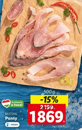 Lidl BAJCSHAL Ponty 500 g ajánlat