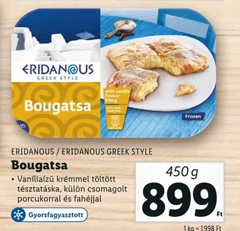 Lidl ERIDANOUS Bougatsa 450 g ajánlat