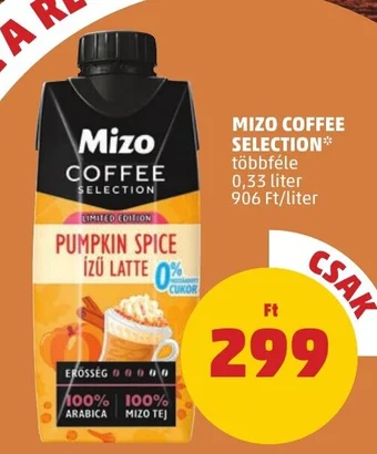 PENNY MIZO COFFEE SELECTION 0,33 l ajánlat
