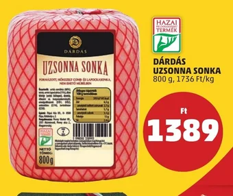 PENNY DÁRDÁS UZSONNA SONKA 800 g ajánlat