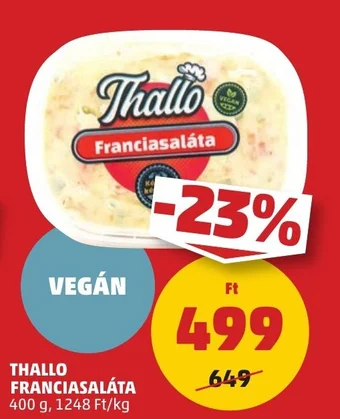 PENNY THALLO FRANCIASALÁTA 400 g ajánlat