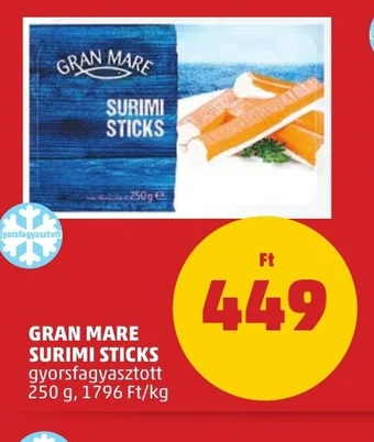 PENNY GRAN MARE SURIMI STICKS 250 g ajánlat