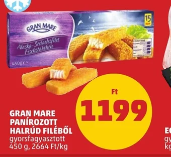 PENNY GRAN MARE PANÍROZOTT HALRÚD FILÉBŐL 450 g ajánlat