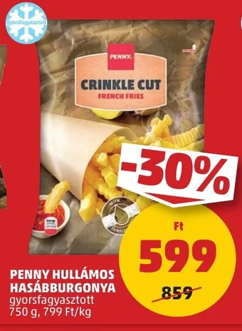 PENNY PENNY HULLÁMOS HASÁBBURGONYA 750 g ajánlat