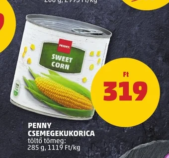 PENNY CSEMEGEKUKORICA 285 g