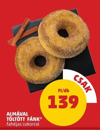 PENNY ALMÁVAL TÖLTÖTT FÁNK 1 db ajánlat