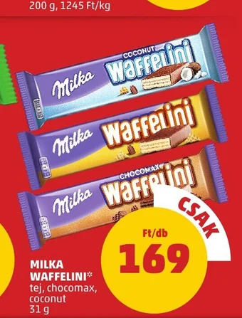 PENNY MILKA WAFFELINI 31 g ajánlat