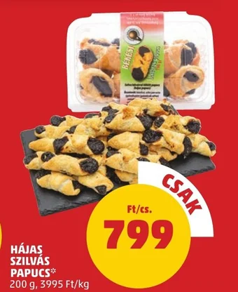 PENNY HÁJAS SZILVÁS PAPUCS 200 g ajánlat