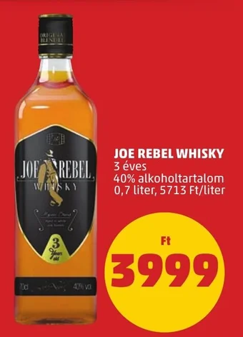 PENNY JOE REBEL WHISKY 0,7 l ajánlat