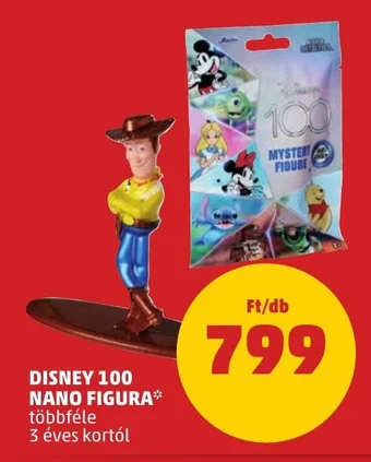 PENNY DISNEY 100 NANO FIGURA 1 db ajánlat