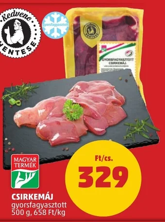 PENNY CSIRKEMÁJ 500 g ajánlat